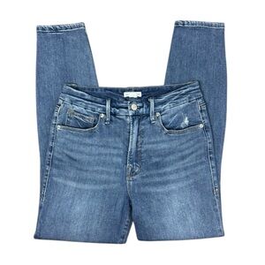 Good American | High Rise Distressed Skinny Jeans Size 8/29 Style GLC103T
